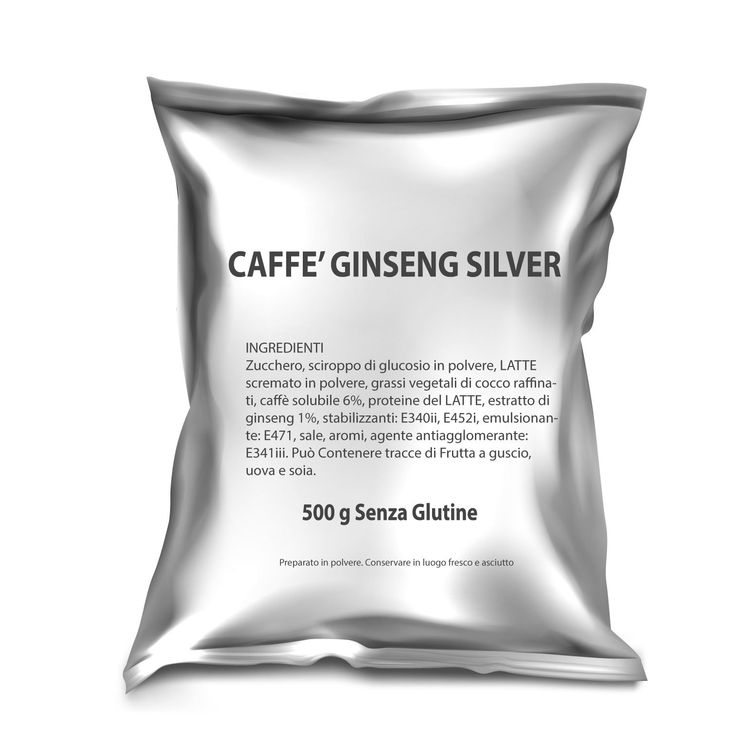 Caffè Ginseng Silver in Polvere Toro Senza Glutine