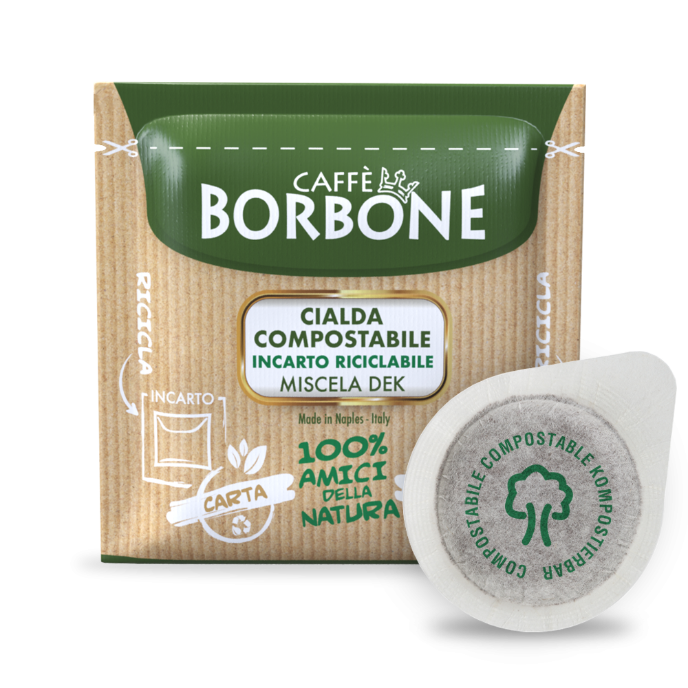 Cialde Borbone verde decaffeinato