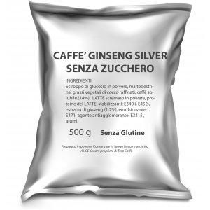 Caffè Ginseng Senza Zucchero Silver in Polvere Toro Senza Glutine