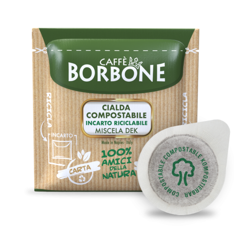 Decaffeinated green Borbone pods