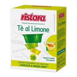 Capsules compatible A Modo Mio lemon tea