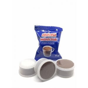 50 Miniciok Capsules Ristora Compatible Lavazza