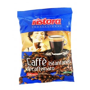 Ristora instantánea de café descafeinado instantáneo