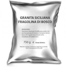 Granité Sicilienne à la Fraise de Bosco Toro Sans Gluten