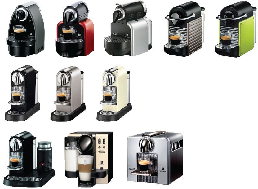 Coffee Machines compatible with Nespresso Capsules